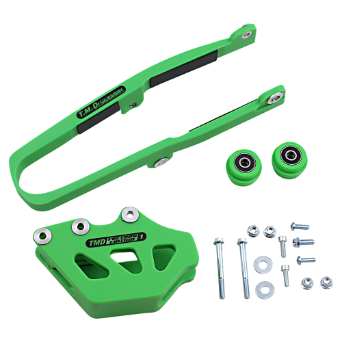 T.M. Designworks - T.M. Designworks Baja-Rally Chain Slide-N-Guide Kit - Green - KCP-KXK-GR