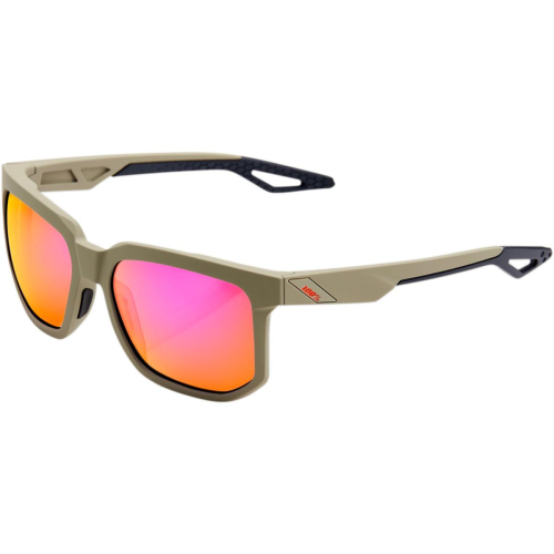 100% - 100% Centric Sunglasses - 61027-104-72 - Tan/Orange Lens