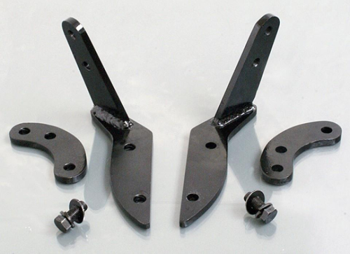 Rivco Products - Rivco Products Highway Peg Mount Set - Black - CA004-RTB