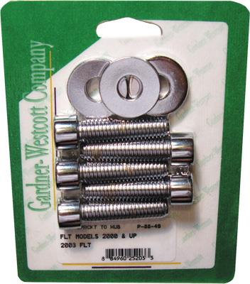 Gardner-Westcott - Gardner-Westcott Belt Sprocket Chrome Steel Socket-Head Bolt Kit - P-88-49