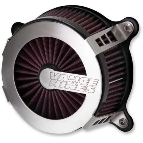 Vance & Hines - Vance & Hines V02 Cage Fighter Air Intake - Brushed Aluminum - 70066