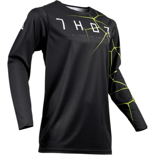 Thor - Thor Prime Pro Infection Jersey - 2910-4853 - Black/Acid - Small