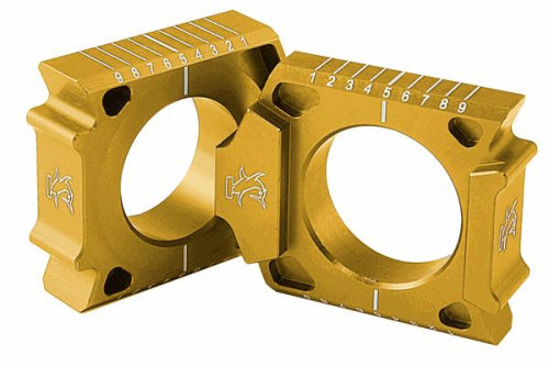 Hammerhead Designs - Hammerhead Designs Axle Blocks - Gold - 04-0001-00-50
