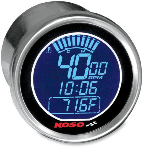 Koso North America - Koso North America DL Universal Electronic Tachometer - BB552B8O