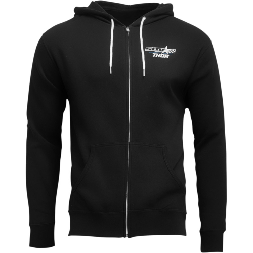 Thor - Thor Star Racing Champ Zip-Up Hoodie - 3050-5959 - Black - Small
