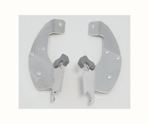 Memphis Shades - Memphis Shades Plates-Only Kit for Batwing Fairing - Polished - MEK1853