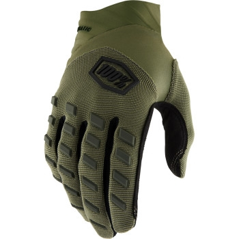 100% - 100% Airmatic Gloves - 10000-00037 - Green - Large