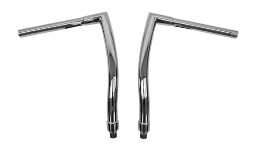 Todds Cycle - Todds Cycle 1-1/4in. Strip Handlebar - 14in. - Chrome - 0601-2553