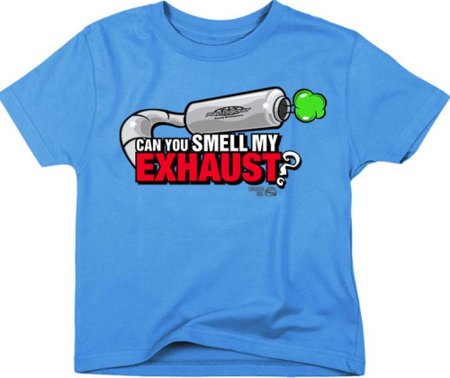 Smooth - Smooth Smell My Exhaust Toddler T-Shirt - 4251-801 - Blue - 3T