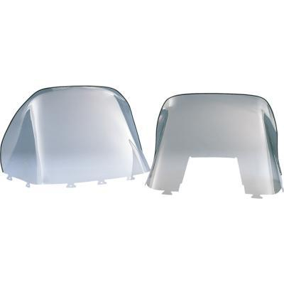 Kimpex - Kimpex Polycarbonate Windshield - Low - 10in. - Black - 06-648-11