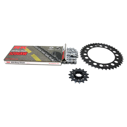RK - RK Quick Acceleration Chain Kit with Steel Sprocket - Natural - 1102-049P