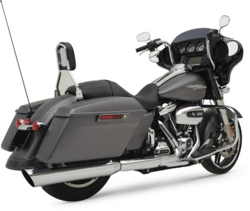 Khrome Werks - Khrome Werks 2-Into-1 Torque Booster Conversion Kit w/ 4.50in. HP-Plus Slip-On - Chrome-Slash Cut - 202550