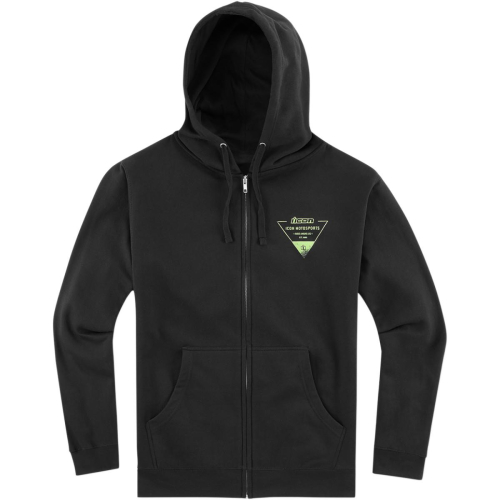 Icon - Icon 3.11 Zip Hoody - 3050-5202 - Black - X-Large