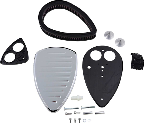 Baron Custom Accessories - Baron Custom Accessories Big Air Kit - Comet Chrome - BA-2013-06