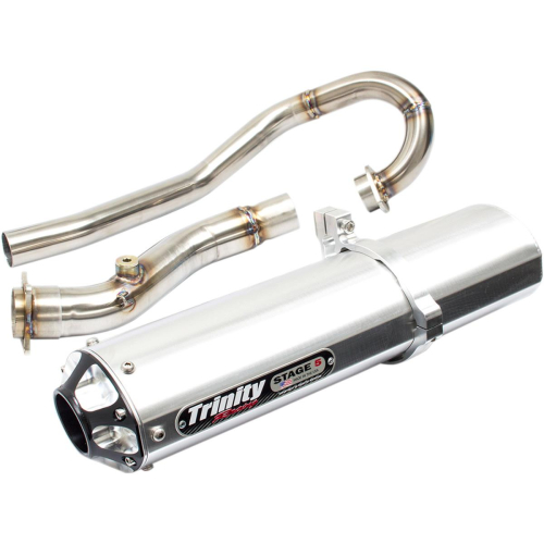 Trinity Racing - Trinity Racing Stage 5 Full System - Brushed Muffler - TR4141FBK