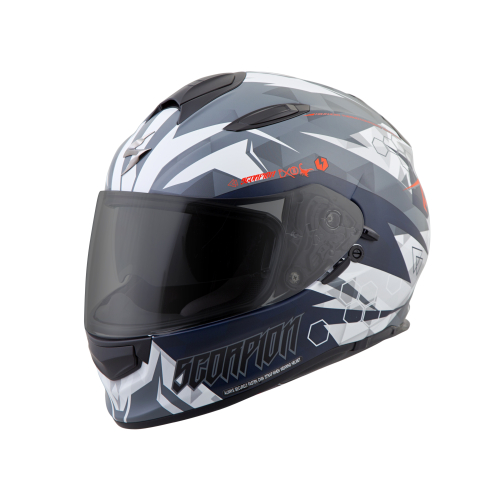 Scorpion - Scorpion EXO-T510 Cipher Helmet - T51-1234 - White - Medium