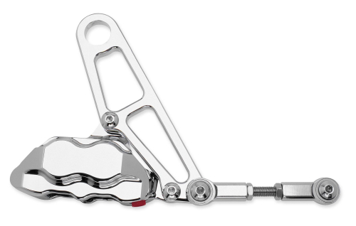 Hawg Halters Inc - Hawg Halters Inc 4 Piston Rear Brake Caliper Kit - Chrome - RKRD11CC300