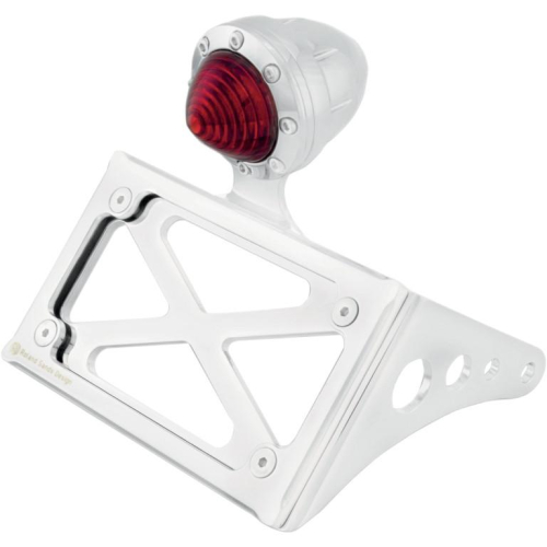 RSD - RSD RSD Taillight Tag Bracket - Horizontal Pass Peg Mount - Chrome - 0215-2005-CH