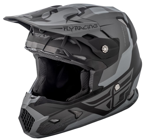 Fly Racing - Fly Racing Toxin Original Helmet - 73-8515S - Matte Black/Gray - Small