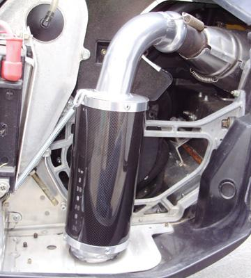 Straightline Performance - Straightline Performance Lightweight Carbon Silencer - 132-113