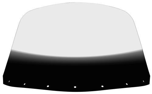 Memphis Shades - Memphis Shades Standard Windshield - 18in. - Gradient Black - MEP8421