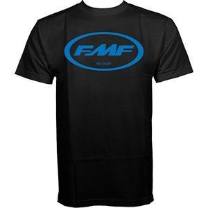 FMF Racing - FMF Racing Classic T-Shirt - F211S18103BLXL - Black/Blue - X-Large