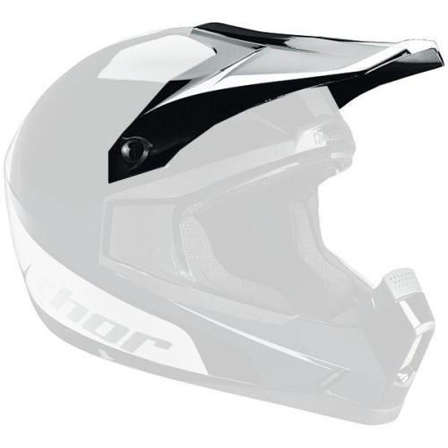 Thor - Thor Helmet Visor Kit for Quadrant 10 - Black/White - 0132-0470