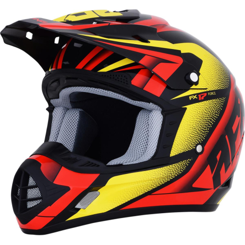AFX - AFX FX-17 Force Helmet - 0110-5278 - Red/Yellow/Black - 2XL