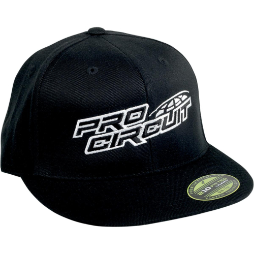 Pro Circuit - Pro Circuit Stacked Hat - PC11402-0215 - Black - Sm-Md