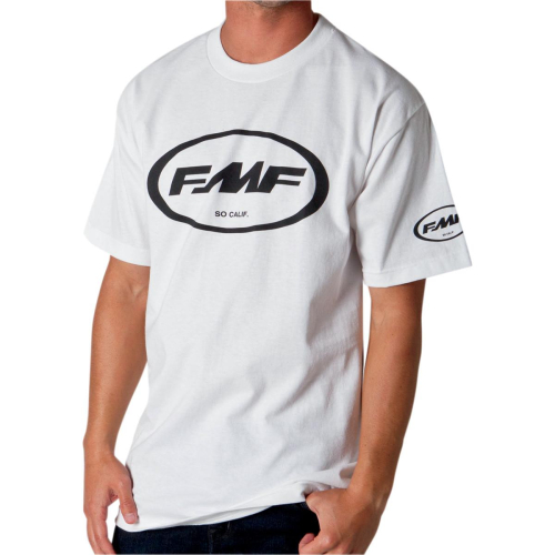 FMF Racing - FMF Racing Classic Don T-Shirt - F211S18103WBKM - White/Black - Medium
