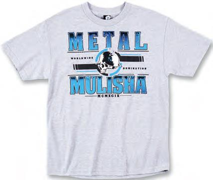 Metal Mulisha - Metal Mulisha Pulse T-Shirt - M445S18403HGRM - Heather Gray - Medium