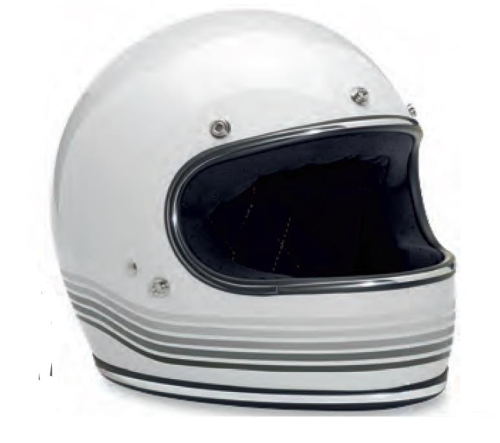 Biltwell Inc. - Biltwell Inc. Gringo Spectrum Helmet - GH-WHT-SPT-XS - White - X-Small