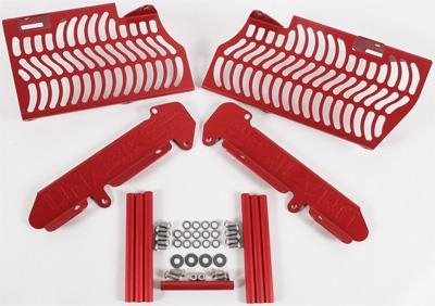 Unabiker - Unabiker Radiator Guards - Red - HF250R6-R