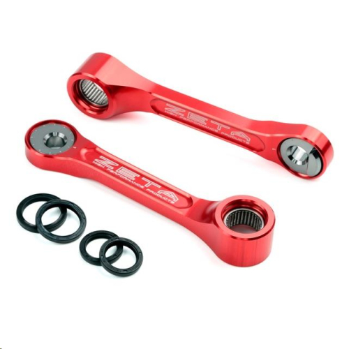 ZETA - ZETA Suspension Lowering Adjustable Links - Red - ZE56-01032