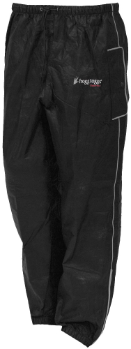 Frogg Toggs - Frogg Toggs Road Toad Reflective Rain Pants - FT83132-01SM - Black - Small