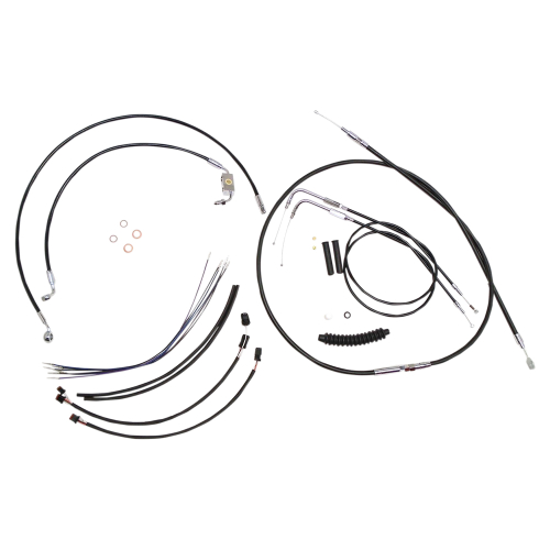 Magnum - Magnum Black Vinyl XR Handlebar Installation Kit for 12-14in. Ape - 489141