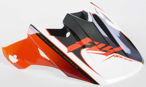 Fly Racing - Fly Racing Visor for F2 Carbon Helmets - Fastback Orange/Black/White - 73-46306