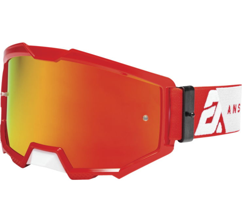 Answer - Answer APEX3 Youth Goggle - 0408-2889-0900 - White/Answer Red - OSFM