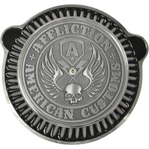 LA Choppers - LA Choppers Affliction Air Cleaner - Chrome - LA299002