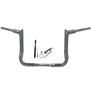 Fat Baggers, Inc. - Fat Baggers, Inc. 1-1/2in. EZ Install Pointed Top Handlebar Kit - Chrome - 819012