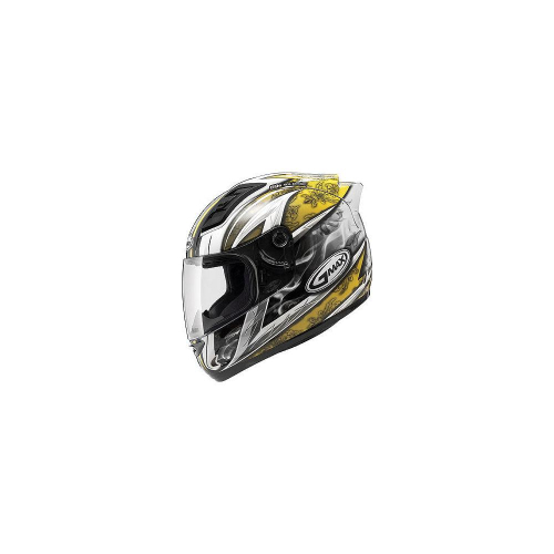 G-Max - G-Max Top Vent for GM69 Helmet - Crusader II White/Yellow - G069010