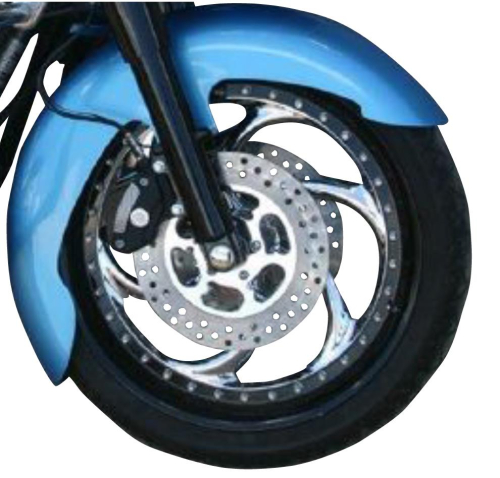 Klock Werks - Klock Werks Tire Hugger Series Front Fender for 16in./17in./18in. Wheel - Pierce - KW05050031
