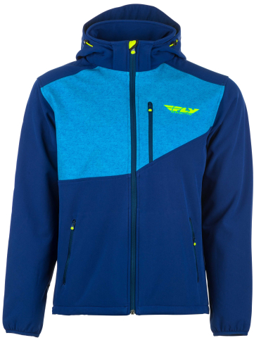 Fly Racing - Fly Racing Checkpoint Jacket - 354-63813X - Blue/Hi-Vis - 3XL