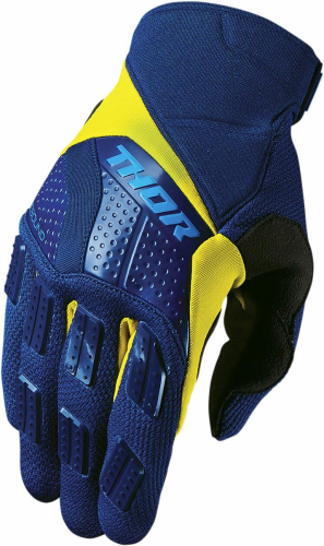 Thor - Thor Rebound Gloves (2018) - XF-2-3330-3894 - Navy/Yellow - X-Small