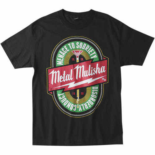 Metal Mulisha - Metal Mulisha Sobriety T-Shirt - M155S18130BLKM - Black - Medium