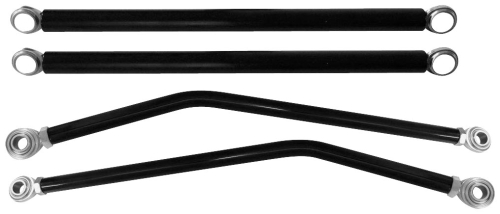 ModQuad - ModQuad Rear Radius Ground Clear Rods - Black - RZR-RRG-BLK