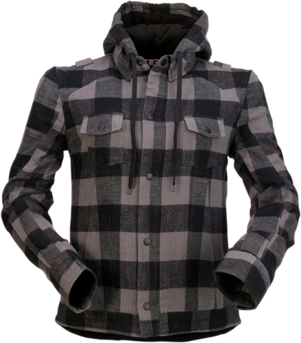Z1R - Z1R Timberella Womens Shirt - 2840-0085 - Black/Gray - Large