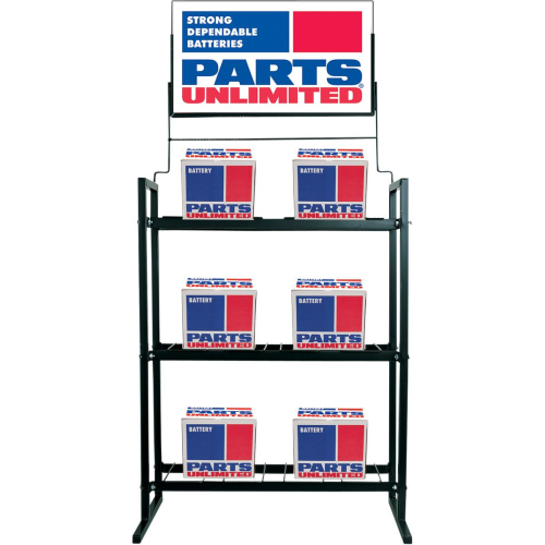 Parts Unlimited - Parts Unlimited Battery Display Rack - 60099