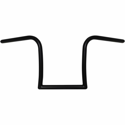 Nash Motorcycle Company - Nash Motorcycle Company 1in. Gimp Hanger Handlebar - 12in. End Rise - Black - 12GBDKT