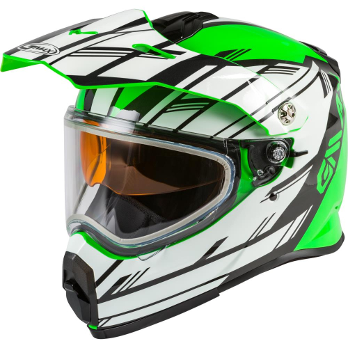 G-Max - G-Max AT-21S Epic Helmet - G2211057 - Green/White/Black - X-Large